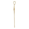 14k Polished Solid Risen Christ Pendant