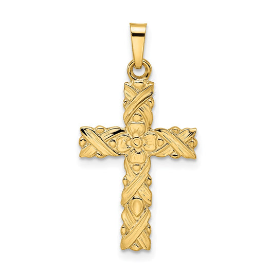 Gold Latin Cross Pendant