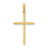 Gold Hollow Latin Cross Pendant