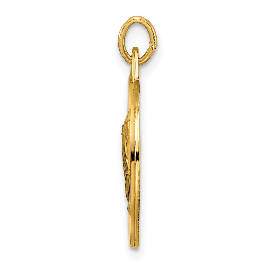 Gold Praying Hands Pendants
