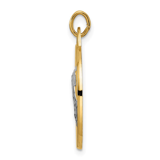 Gold Praying Hands Pendants
