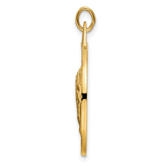 Gold Praying Hands Pendants