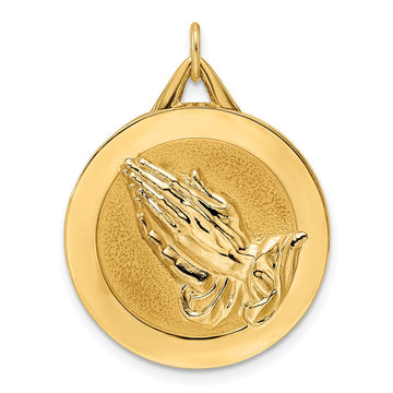 Gold Praying Hands Pendants