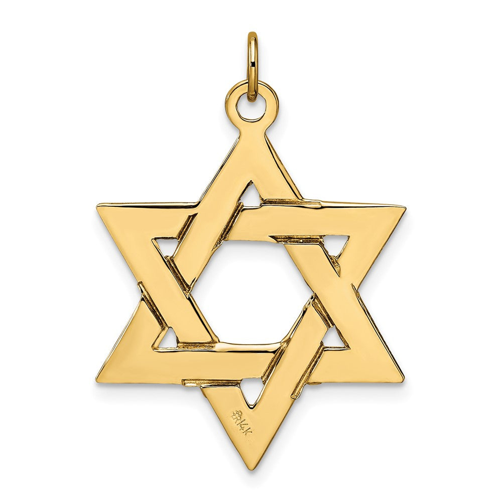 Gold Star of David Pendants