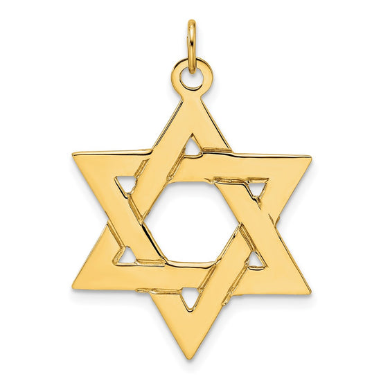 Gold Star of David Pendants