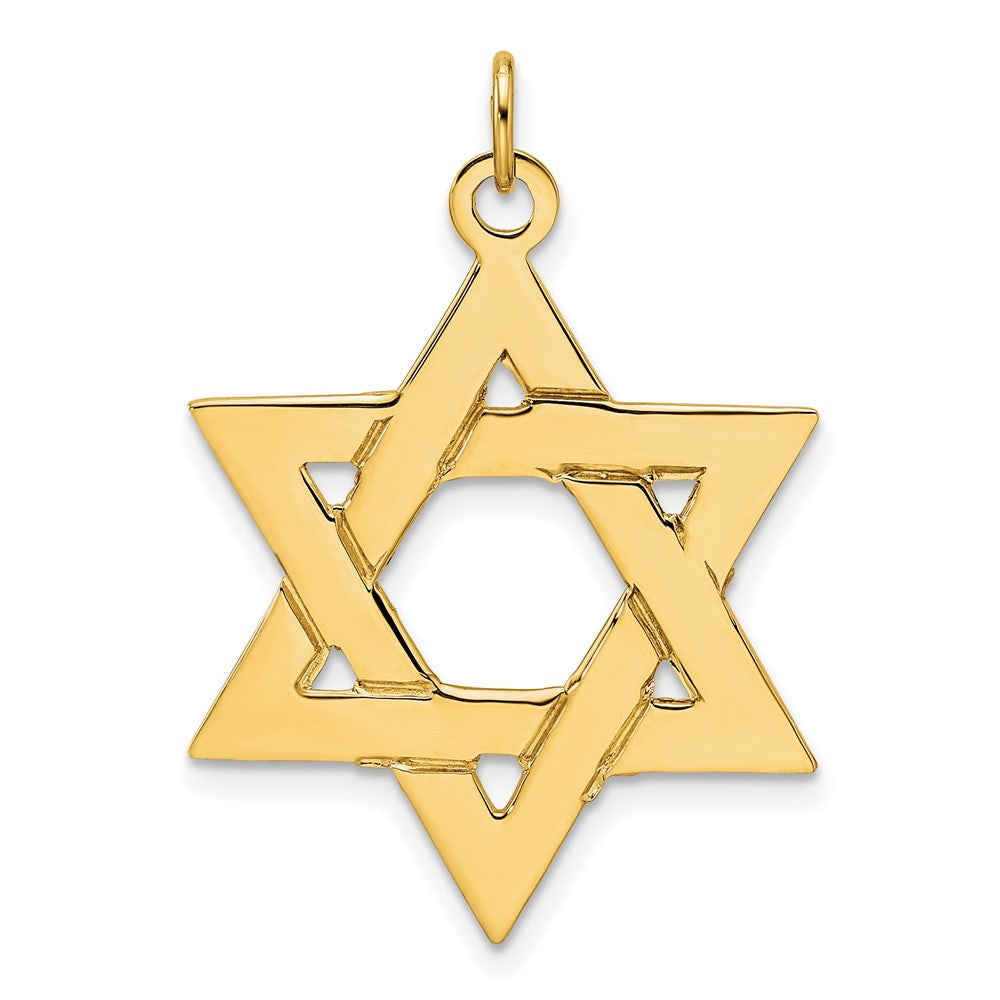 Gold Star of David Pendants