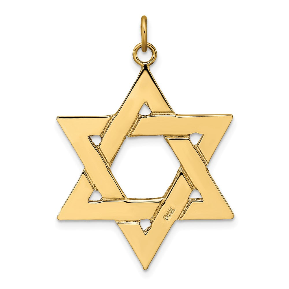 Gold Star of David Pendants