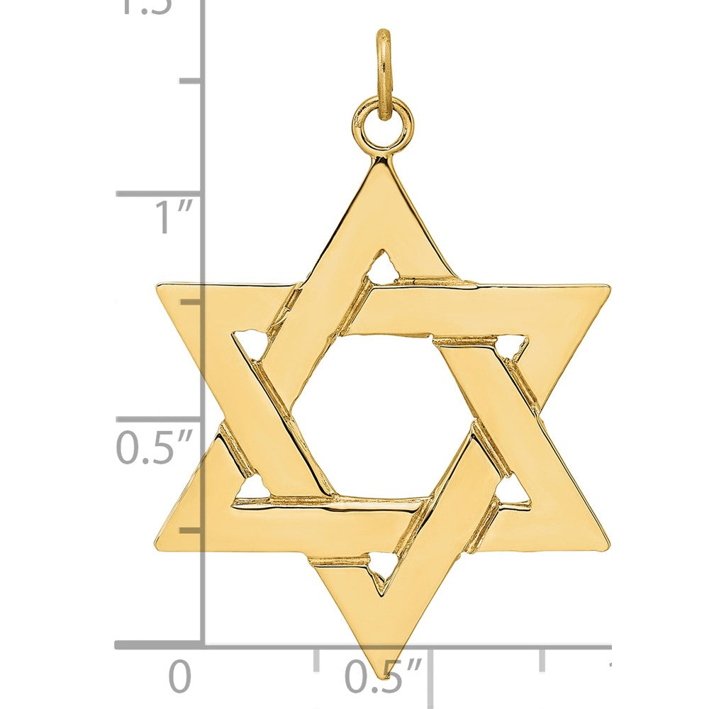 Gold Star of David Pendants