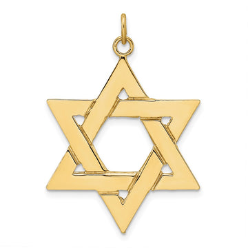 Gold Star of David Pendants