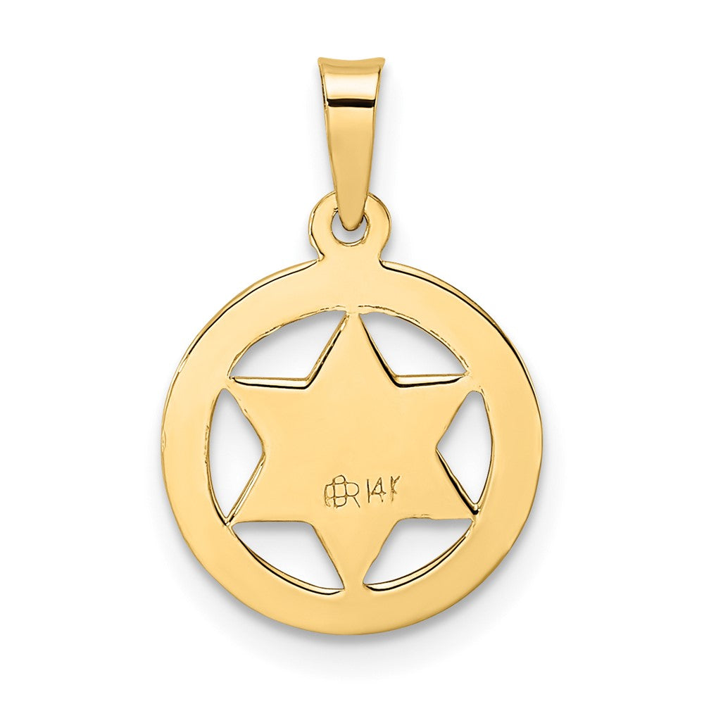 Gold Star of David Pendants