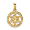 Gold Star of David Pendants