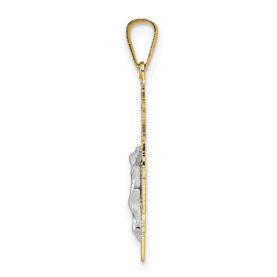 Gold INRI Cross Pendants