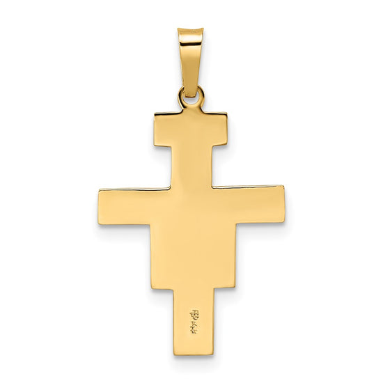 Gold INRI Cross Pendants