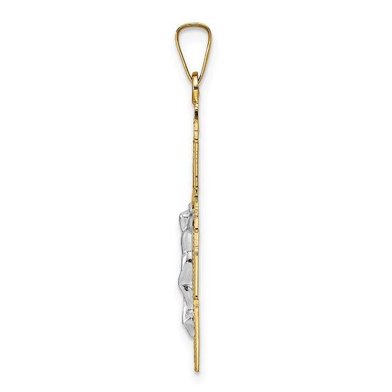 Gold INRI Cross Pendants