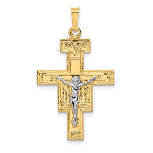 Gold INRI Cross Pendants