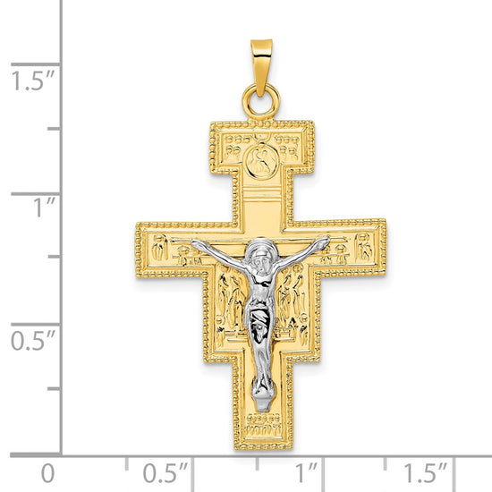 Gold INRI Cross Pendants
