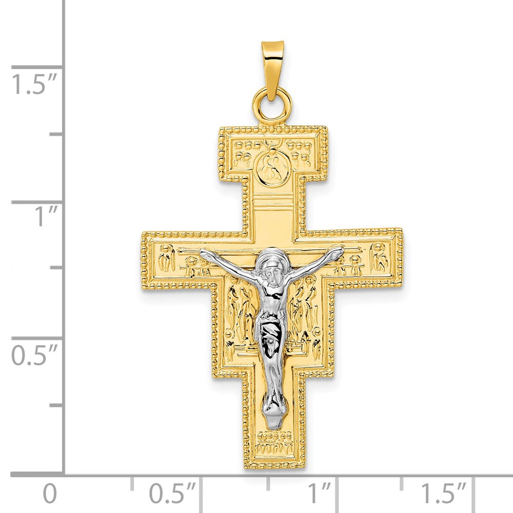 Gold INRI Cross Pendants