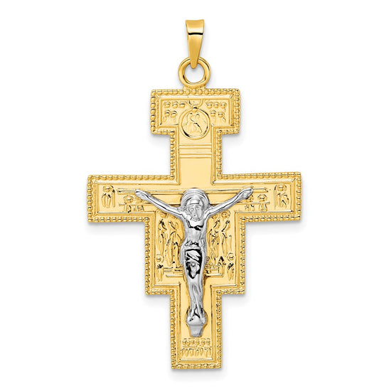 Gold INRI Cross Pendants