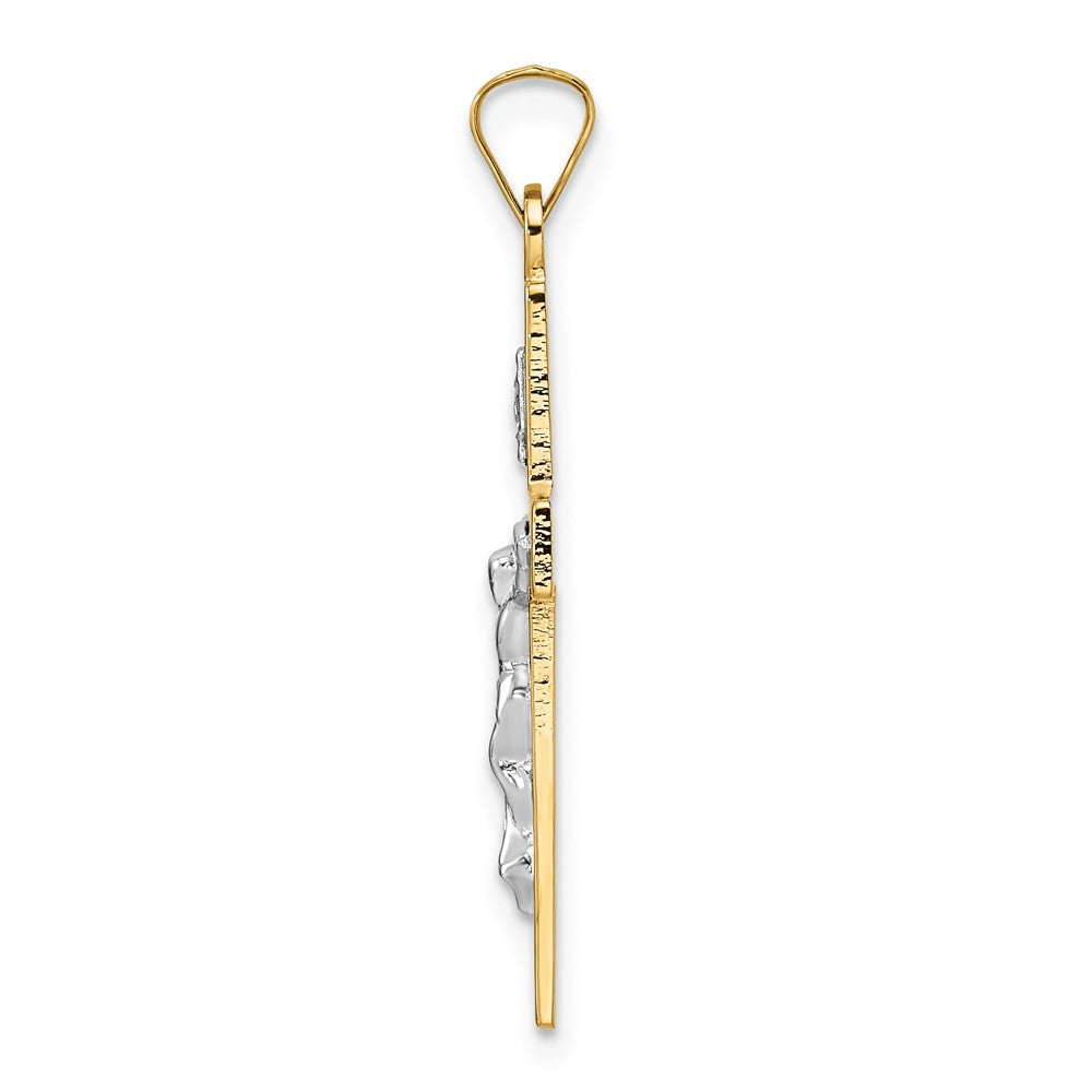 Gold INRI Crucifix Pendants