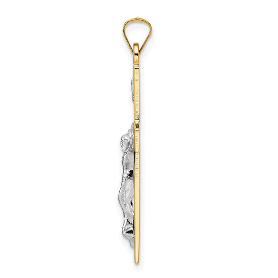 Gold INRI Crucifix Pendants