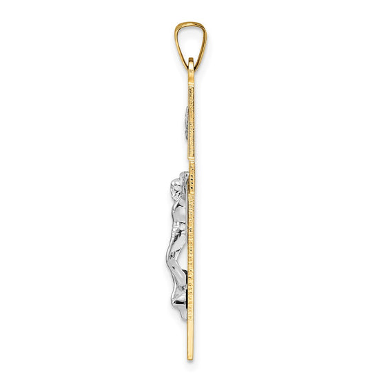 Gold INRI Crucifix Pendants