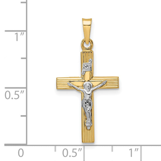 Gold INRI Crucifix Pendants