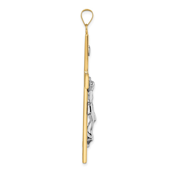 Gold INRI Crucifix Pendants