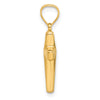 14K Polished Cross Pendant
