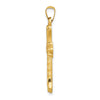 Gold Fleur de lis Cross Pendant