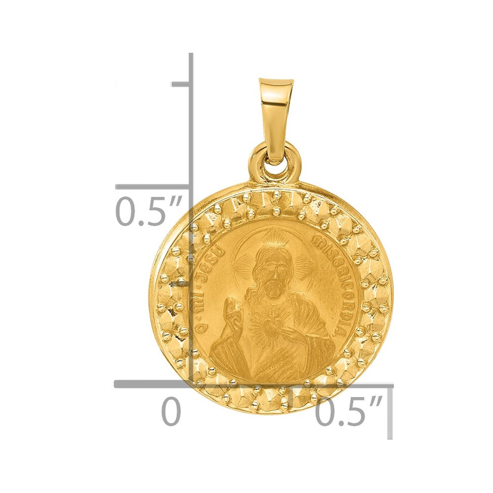Gold Sacred Heart Pendants