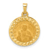 Gold Sacred Heart Pendants