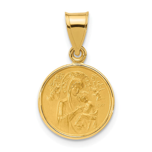 Gold Our Lady of Perpetual Help Pendants