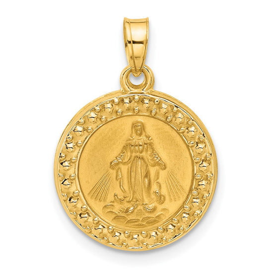 Gold Miraculous Medal Pendants