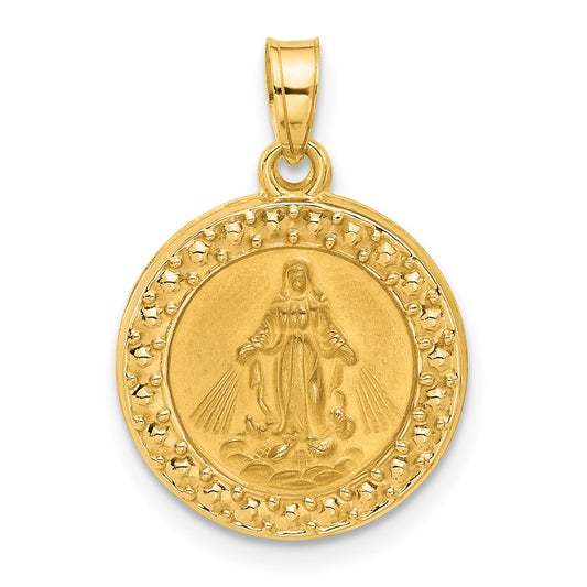 Gold Miraculous Medal Pendants