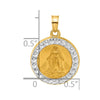 Gold Miraculous Medal Pendants