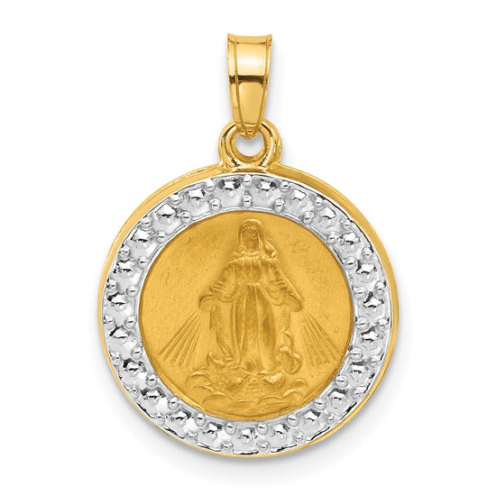 Gold Miraculous Medal Pendants