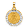 Gold Miraculous Medal Pendants