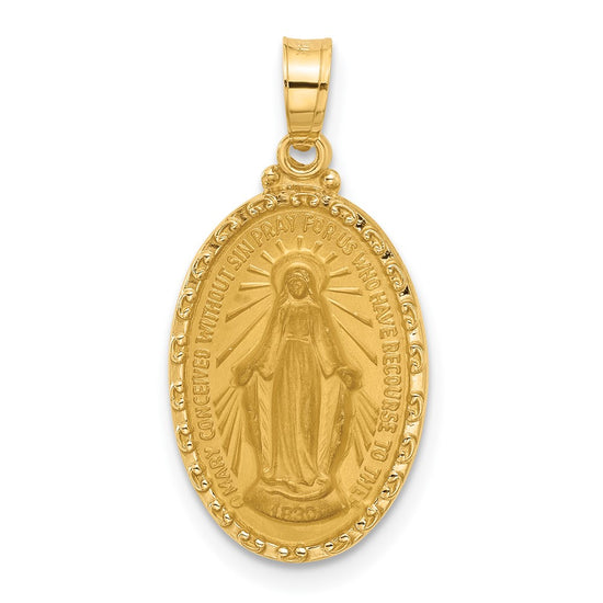 Gold Miraculous Medal Pendants