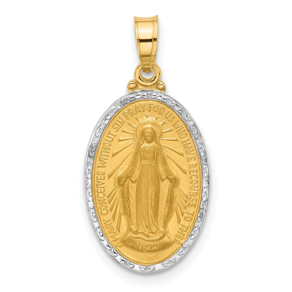 Gold Miraculous Medal Pendants