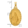 Gold Miraculous Medal Pendants