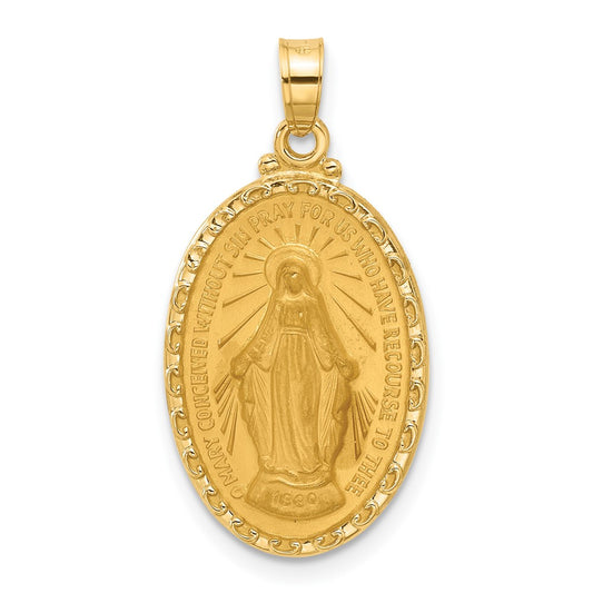 Gold Miraculous Medal Pendants