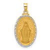 Gold Miraculous Medal Pendants