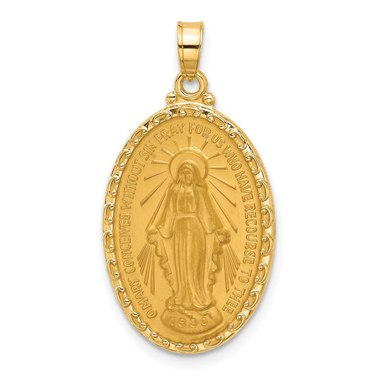 Gold Miraculous Medal Pendants
