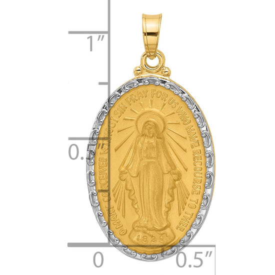Gold Miraculous Medal Pendants