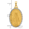 Gold Miraculous Medal Pendants