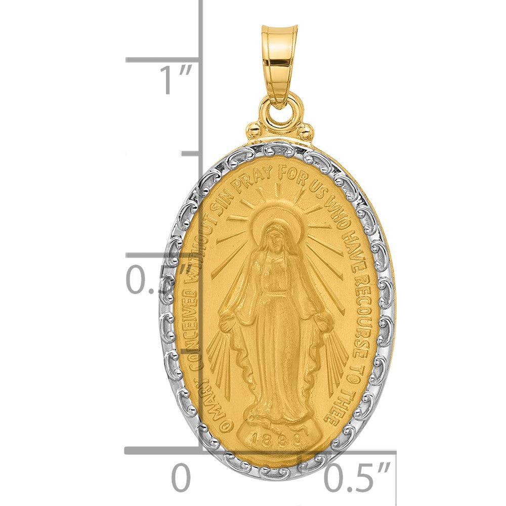 Gold Miraculous Medal Pendants