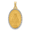 Gold Miraculous Medal Pendants