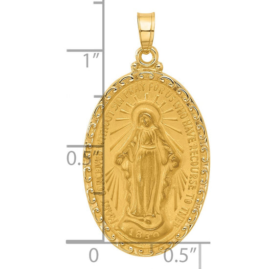 Gold Miraculous Medal Pendants