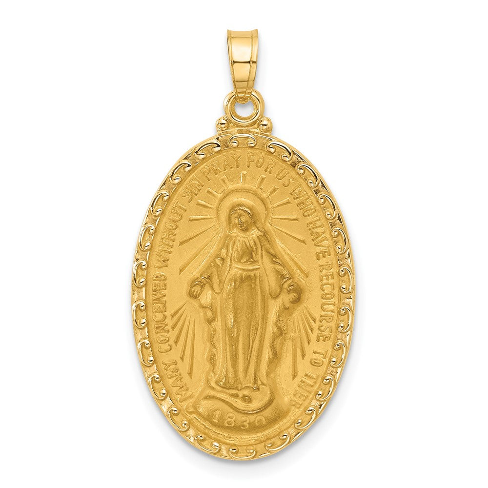 Gold Miraculous Medal Pendants