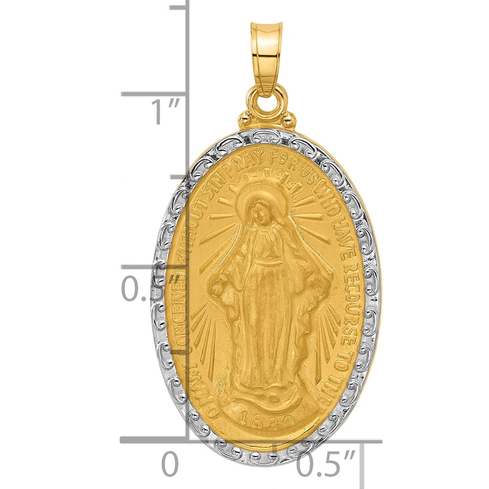 Gold Miraculous Medal Pendants